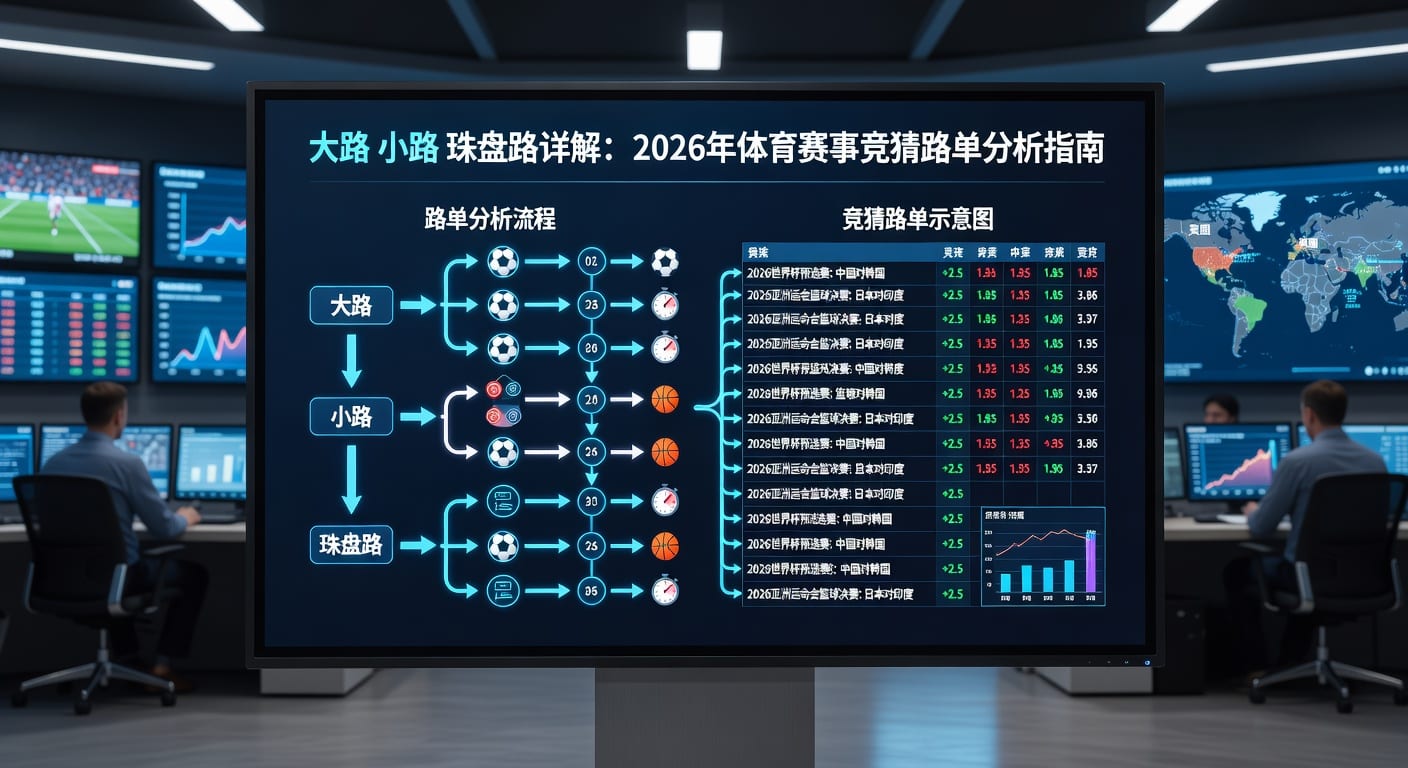 大路解读：AG真人娱乐官网体育赛事判断指南